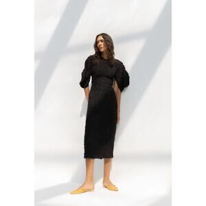 Mara Hoffman Freya Dress Black - Large